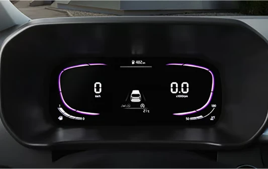 Digital cluster display